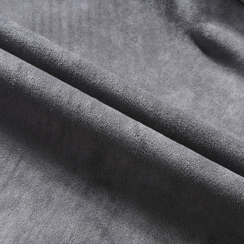 Classic Button-Up Leather-Style Jacket for Men | Timeless Utility Design