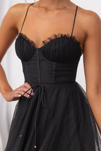 Stylish Bridesmaid Dress for Women | Flattering Corset Bodice & Elegant Tulle Skirt
