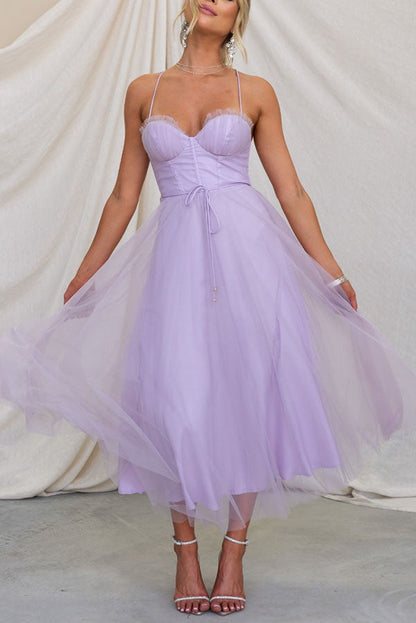 Stylish Bridesmaid Dress for Women | Flattering Corset Bodice & Elegant Tulle Skirt