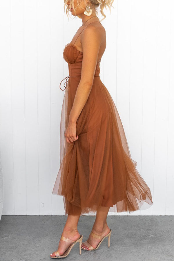 Stylish Bridesmaid Dress for Women | Flattering Corset Bodice & Elegant Tulle Skirt