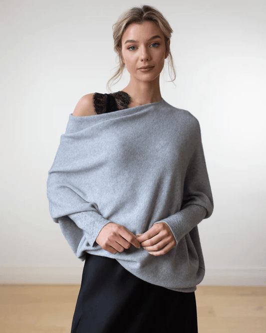 Stylish Off Shoulder Top for Women | Draped Knit Feel & Comfortable Fit