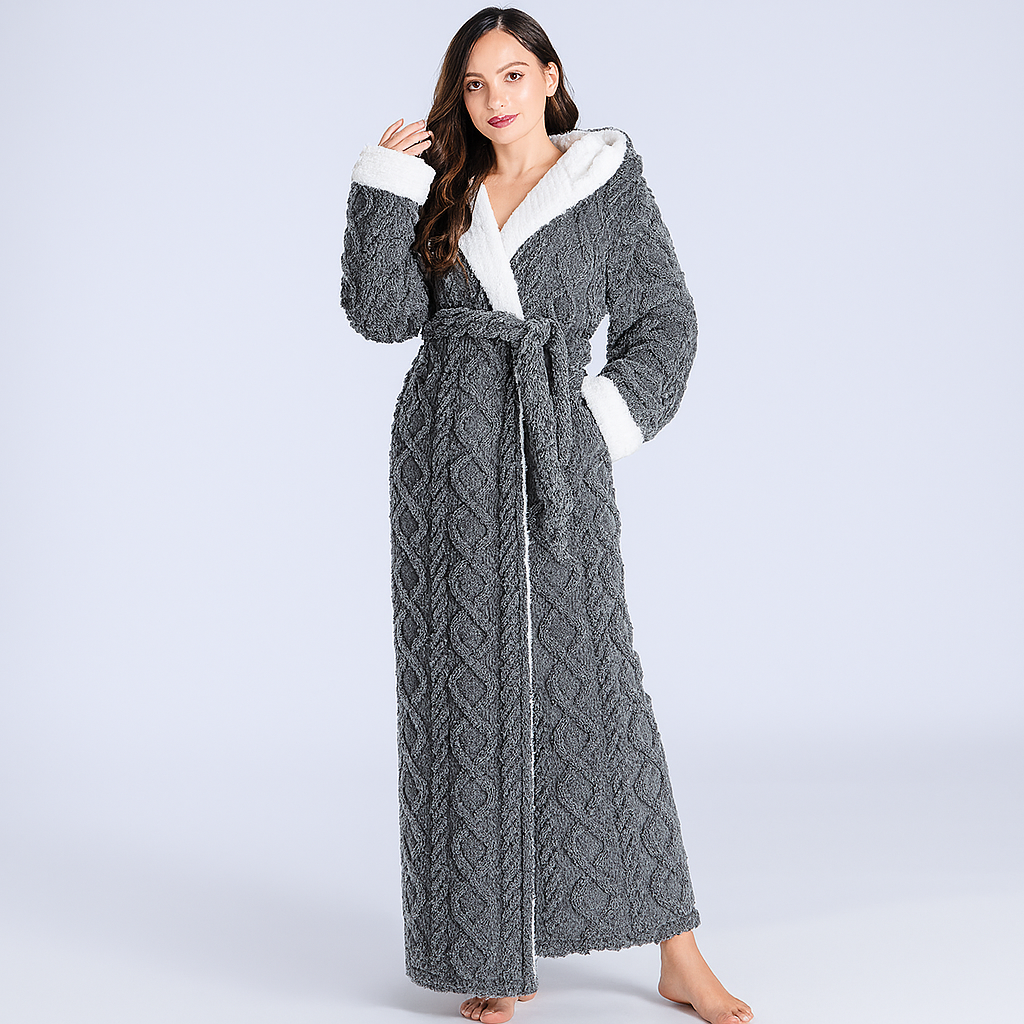 Cozy Robe for Women | Soft Plush Feel & Comfortable Tie Waist Fit