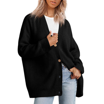 Stylish Longline Cardigan for Women | Soft Ribbed Knit & Oversized Relaxed Fit