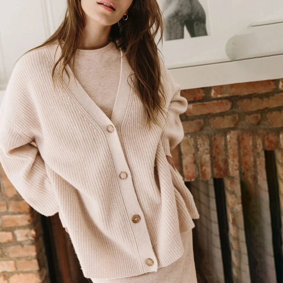 Stylish Longline Cardigan for Women | Soft Ribbed Knit & Oversized Relaxed Fit