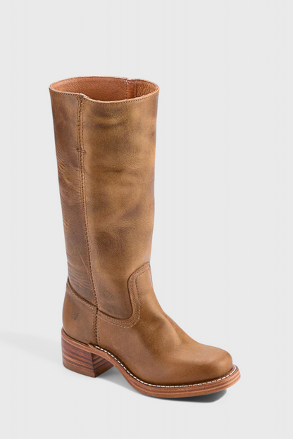 Modern Knee High Boots for Women | Sleek Western-Inspired Style & Comfortable Block Heel