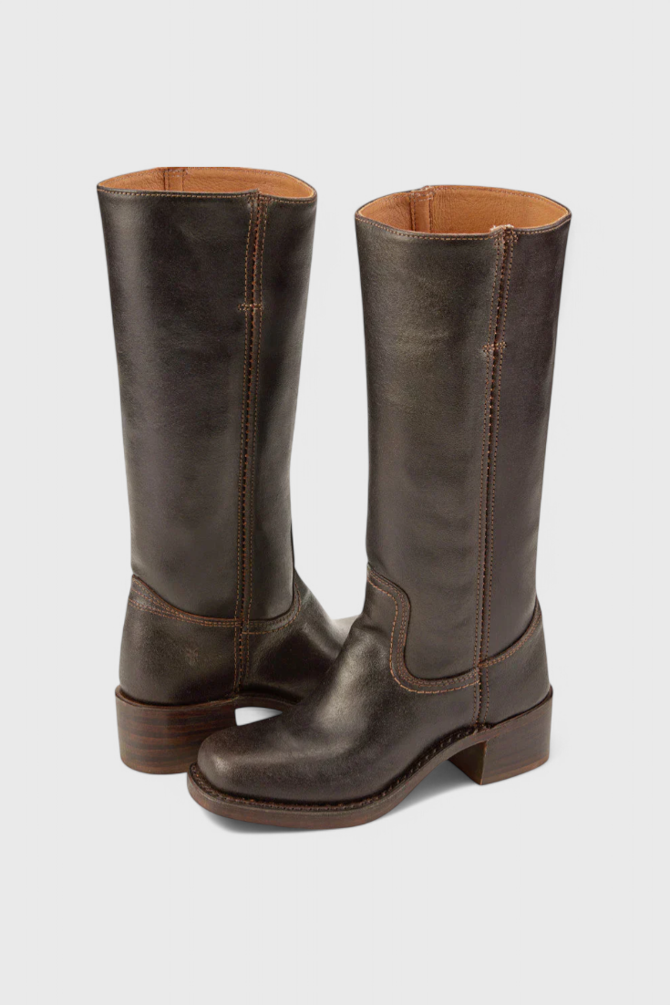 Modern Knee High Boots for Women | Sleek Western-Inspired Style & Comfortable Block Heel