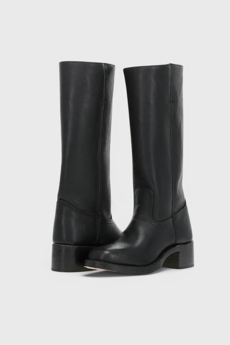 Modern Knee High Boots for Women | Sleek Western-Inspired Style & Comfortable Block Heel
