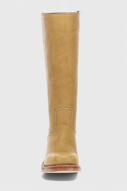 Modern Knee High Boots for Women | Sleek Western-Inspired Style & Comfortable Block Heel