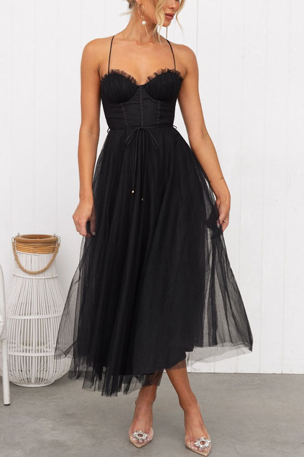 Stylish Bridesmaid Dress for Women | Flattering Corset Bodice & Elegant Tulle Skirt