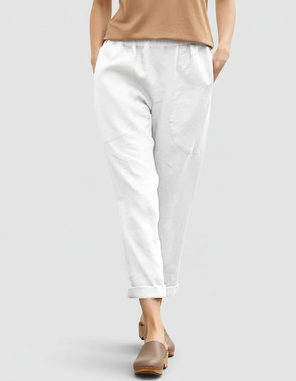 Relaxed Lounge Pants for Women | Cropped Casual Design
