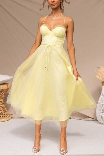 Stylish Bridesmaid Dress for Women | Flattering Corset Bodice & Elegant Tulle Skirt