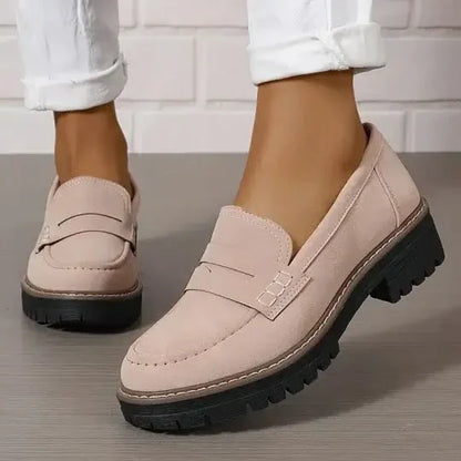 Stylish Loafers for Women | Chunky Sole Comfort & Classic Slip-On Fit
