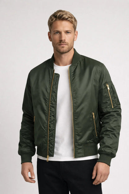 Classic Bomber Jacket for Men | Timeless Urban Essential