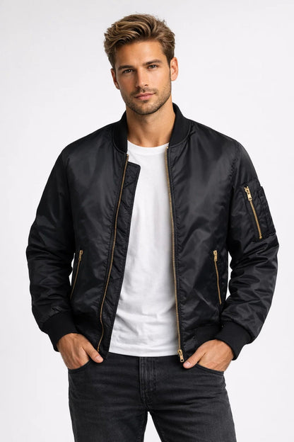 Classic Bomber Jacket for Men | Timeless Urban Essential