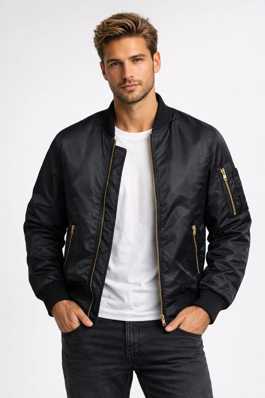 Classic Bomber Jacket for Men | Timeless Urban Essential