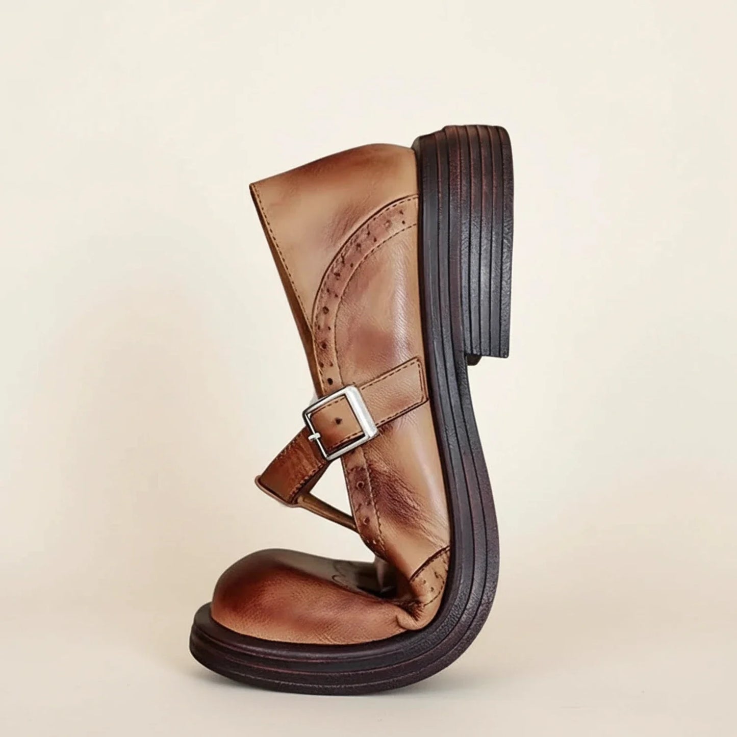 Classic Oxfords for Women | Leather Mary Jane Platform Design