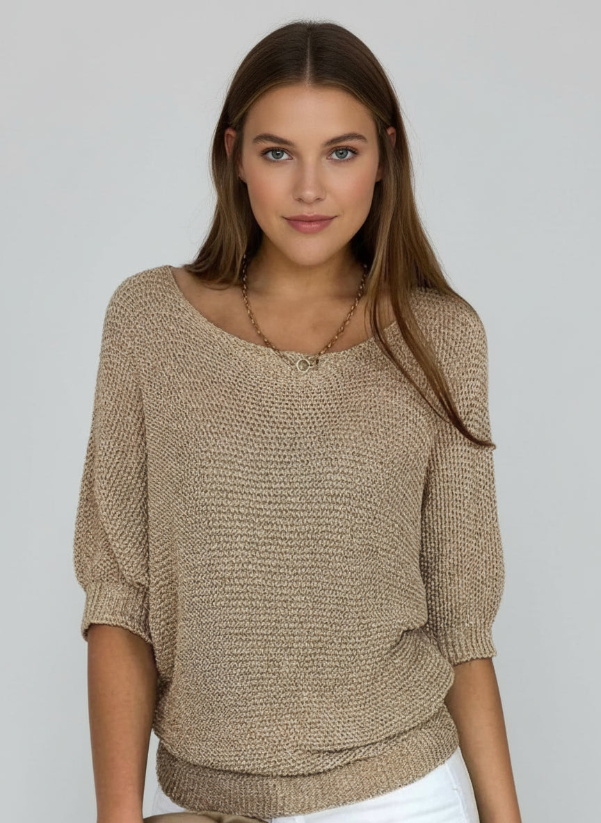Elegant Knit Sweater for Women | Soft Lightweight Pullover