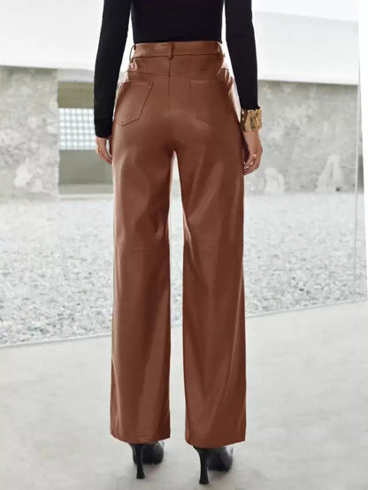 Chic Work Pants for Women | High Waist Fit & Wide Leg Silhouette