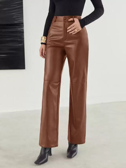 Chic Work Pants for Women | High Waist Fit & Wide Leg Silhouette